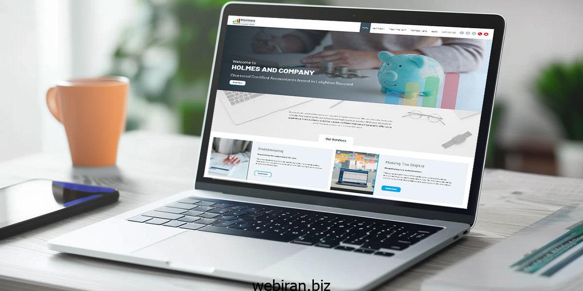 انواع وب سایت حرفه ای